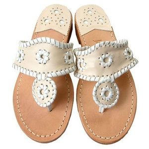 Size 7M Nude Jack Rogers Sandals